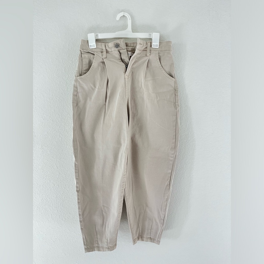 PROLOGUE Balloon Tapered Cream Pants Size 6